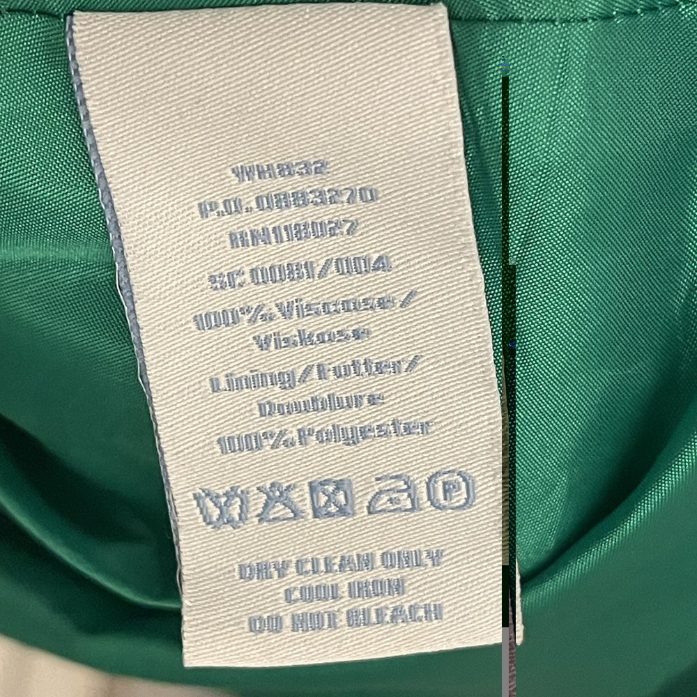 Boden Monica Slub Linen Textured Notch Neck Sleeveless Green A Line Dress Size 8 - Picture 5 of 6